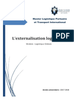 L'Externalisation Logistique