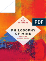 Bailey - Philosophy of Mind. The Key Thinker PDF