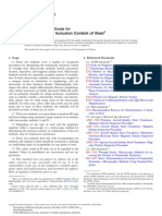 E45.1207960-1 Determining The Inclusion Content of Steel