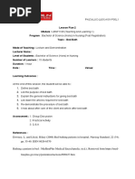 Lesson Plan Diabetes Mellitus