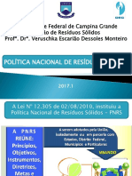 Aula 2 - Politica Nacional de Residuos Solidos