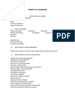 Formato de Anamnesis