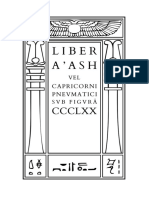 Crowley - Liber A'ash Vel Capricorni Pneumatici Sub Figurâ CCCLXX