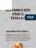 Tema 6 - 7 Distribuciòn Fisica y Tendencias de Distribuccion