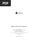 Phys 101 - Lab Manual