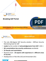 Breaking SAP Portal HackerHalted 2012