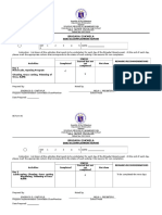 Be Form 6 - Daily Accomplishment Report