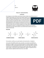 Práctica 10 - Isomería Geométrica