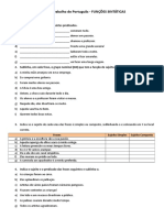 Ficha de Trabalho Funcoessintaticas