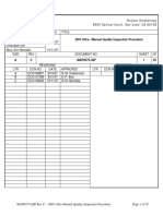 SDC Ultra - Manual Quality Inspection Procedure