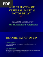 Rehabilitation of Cerebral Palsy & Motor Delay