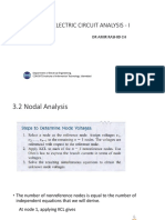 Eee 121: Electric Circuit Analysis - I: DR Amir Rashid CH