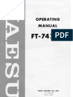 Yaesu FT-747GX Operating Manual