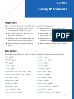 Scaling IP Addresses: Objectives