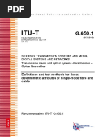 T-REC-G.650.1-Definitions and Test Methods For Linear, Deterministic Attributes of Single-Mode Fibre and Cable