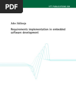 Requirements Implementation in Embedded Software Development