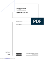 QAS 14 - 20 PD: Instruction Manual For AC Generators