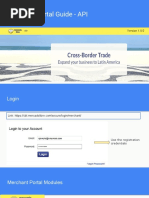 CBT Merchant Portal Guide - API Shippment From USA