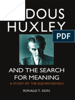 Ronald T. Sion - Aldous Huxley and The Search For The Meaning PDF