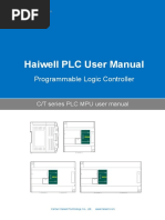 User's Manual of Haiwell C and T Series PLC MPU