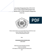 Studi Analisa Kordinasi Menggunakan Relay Ocr Etap