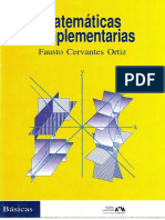 CERVANTES ORTIZ FAUSTO Matematicas Complementarias PDF