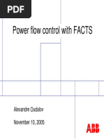 Power Flow Control With FACTS