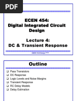 ECEN 454: Digital Integrated Circuit Design