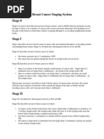 Breast Cancer Staging System