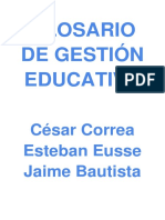 Glosario de Gestión Educativa