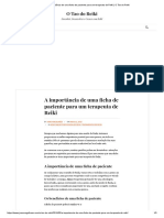 A Importância de Uma Ficha de Paciente para Um Terapeuta de Reiki - O Tao Do Reiki