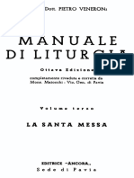 MANUALE DI LITURGIA Vol III. La Santa Messa