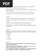 Questões AULA 1 (Recuperação Automática)