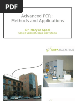 Advanced PCR: Methods and Applications: Dr. Maryke Appel