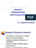 Project Preparation and Evaluation: Dr. Rajashree Shinde