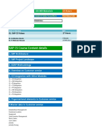 SAP CS Training Videos - Materials - Course Content Details