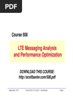 LTE Messaging Analysis and Performance Optimization PDF