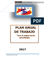 Plan Anual de Trabajo 2017 CEBA Santa Isabel de Huancayo