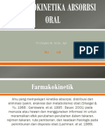 Farmakokinetika Absorbsi Oral