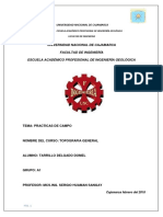 Informe de Topografía General 01 - Unc