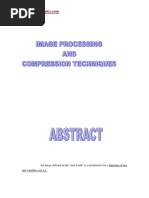 Image Processing Compression Techniques