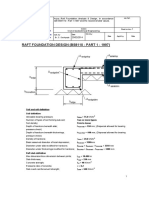 Raft Foundation Design BS8110