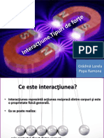 Interactiunea - Tipuri de Forte