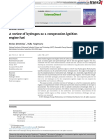 A Review of Hydrogen As A Compression Ignition