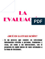 9 Aspectos de La Evaluación