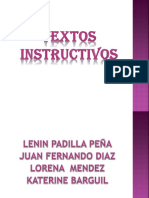 Diapositivas Textos Instructivos