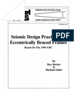 Seismic Design of Eccentrically Braced Frames