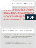 Manpower Planning Definition