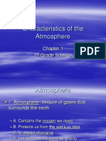 Characteristics of The Atmosphere: 7 Grade Science