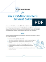 First Year Teacher's Survival Guide (I)